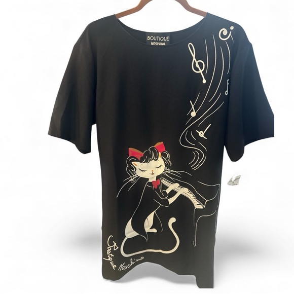 Moschino Dresses & Skirts - Boutique Moschino Black Graphic Dress – NWT – Size 38